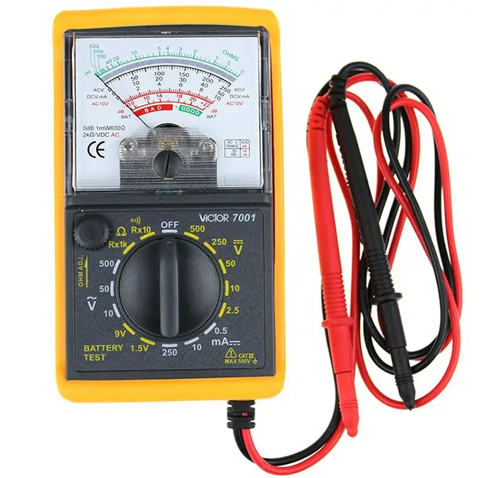 VICTOR VC7001 аналоговые мультиметры мини простые и практичные.|analog multimeter|victor