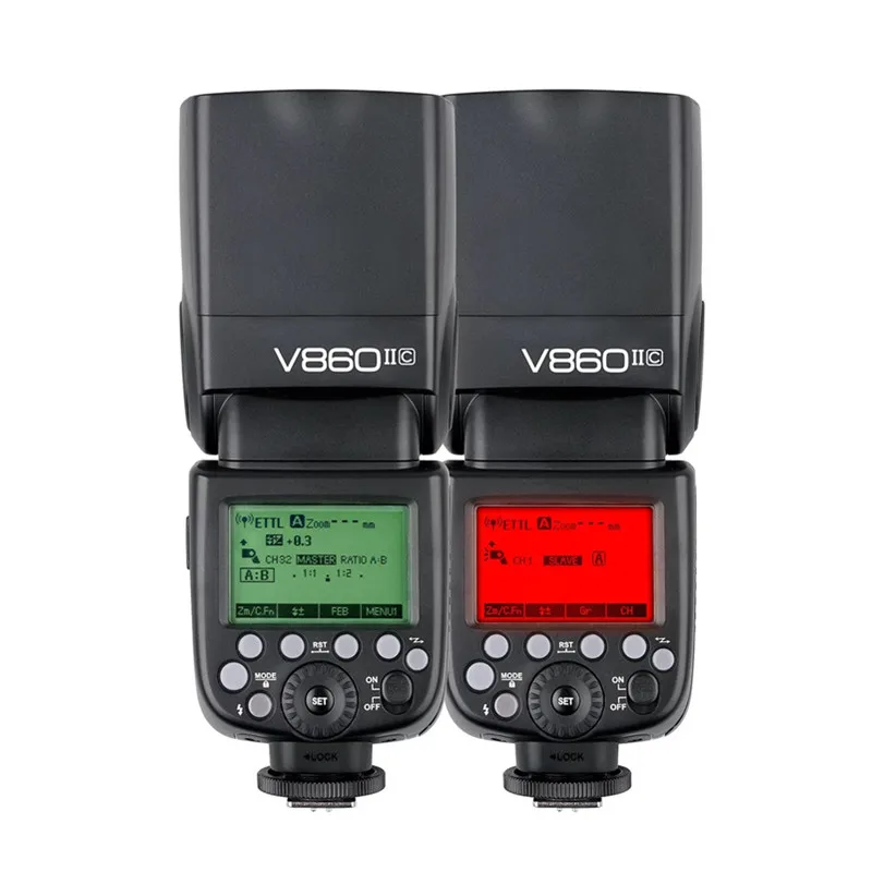Godox V860II GN60 i-TTL HSS 1/8000s Speedlite Flash w/ Li-ion Battery + Xpro Transmitter for Canon Nikon Sony Fuji Olympus | Электроника