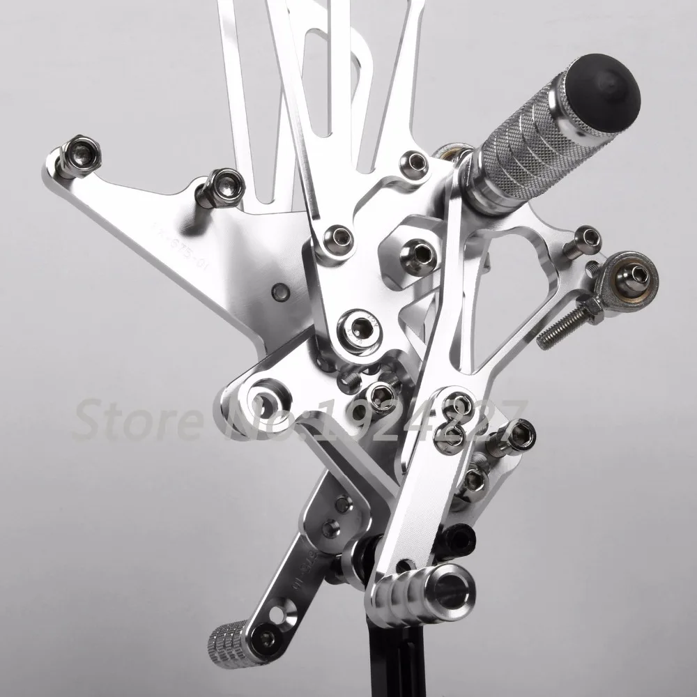 8 видов цветов CNC Rearsets для Triumph Daytona 675 2006-2014 задний комплект мотоциклетные