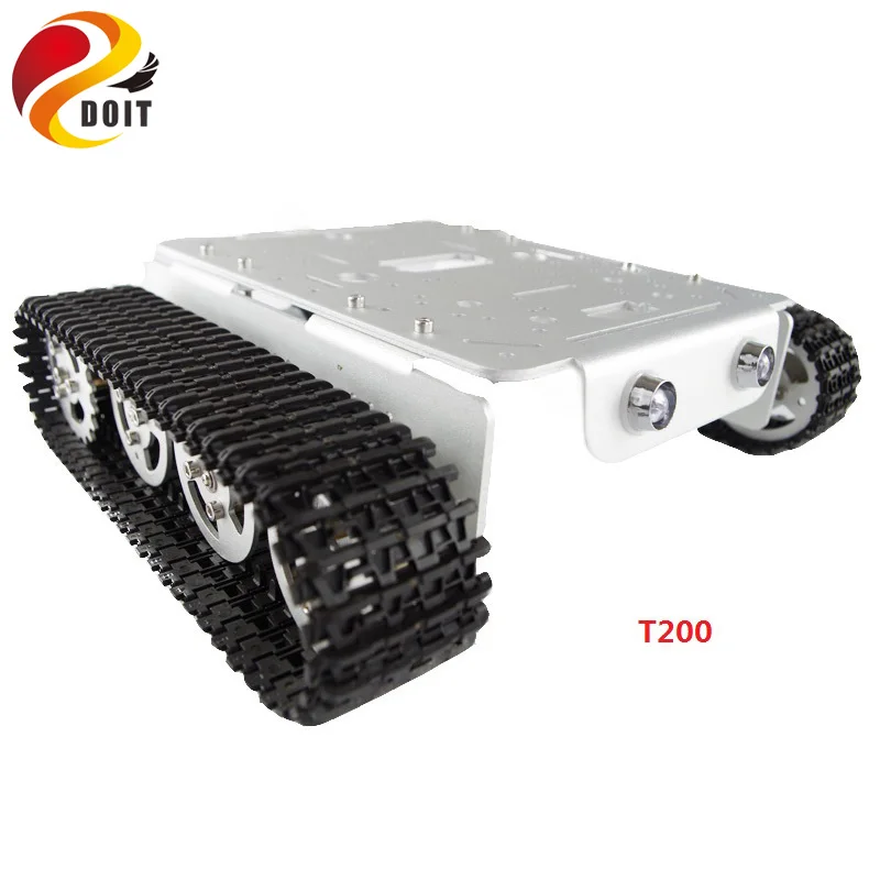 T200 RC робот-танк шасси металлическая рама гусеничный цепь автомобиль мобильный