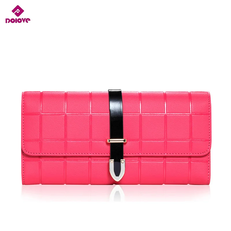 Новинка Женский кошелек DOLOVE с пряжкой сумка в европейском и американском стиле