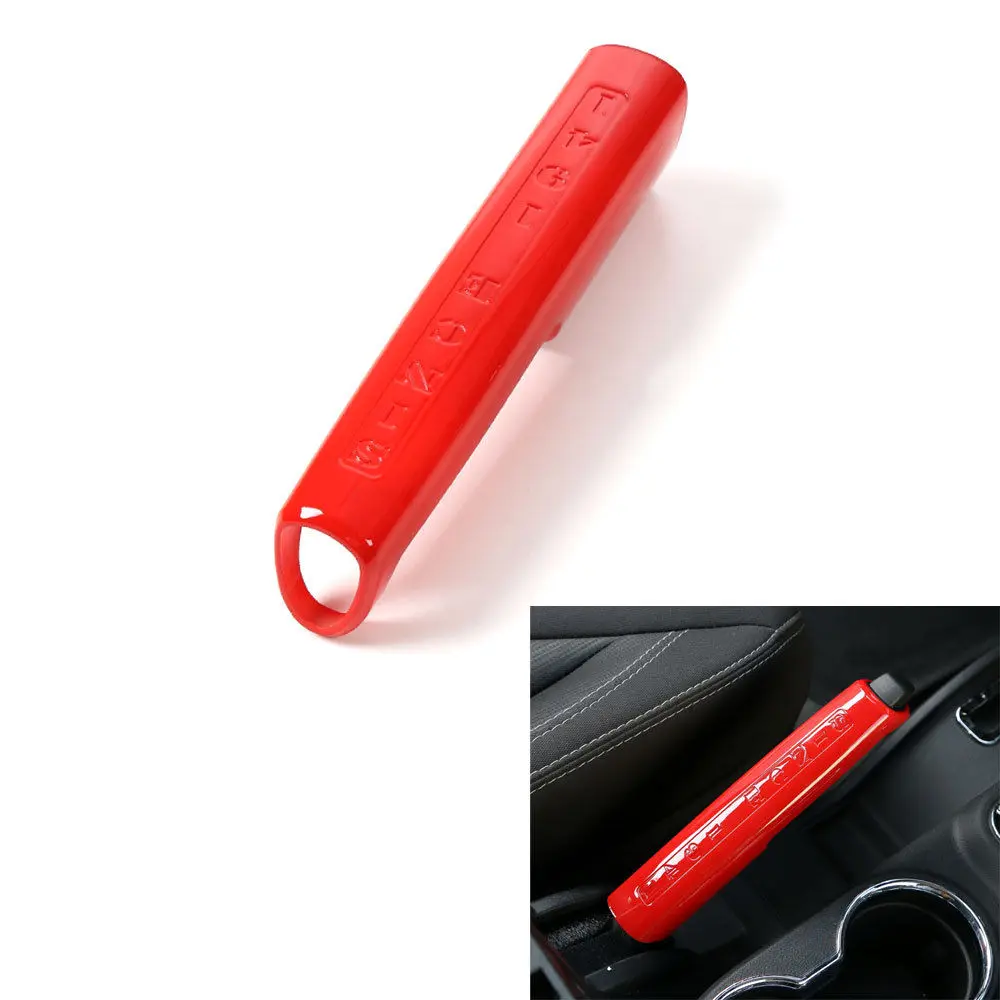 

3 цвета Автомобильная внутренняя ручка парковочный ручной тормоз защитный чехол отделка ABS украшение для Jeep Wrangler 2007-2016 автомобильный Стайлинг