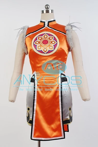 Tekken 6 карнавальный костюм Лин платье бренда Xiaoyu + шорты для маленькой девочки