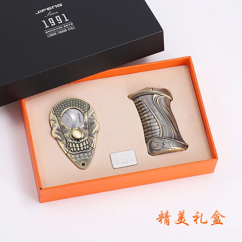 Cohiba ветрозащитная многоразовая Бутановая газовая Тройная струйная Зажигалка