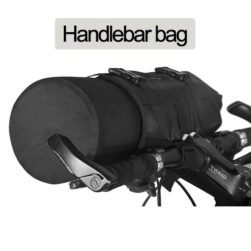 One handlebar Bag NEWBOLER Водонепроницаемая велосипедная сумка, велосипедная Туристическая Сумка для багажника, седельная сумка, передняя Верхняя трубка, велосипедная сумка, велосипедная сумка, сумка на руль, опция - Цвет: One handlebar Bag