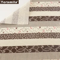 sewing material tissu teramila home textile cotton linen fabric tablecloth pillow bag curtain cushion zakka coffee sea anchors