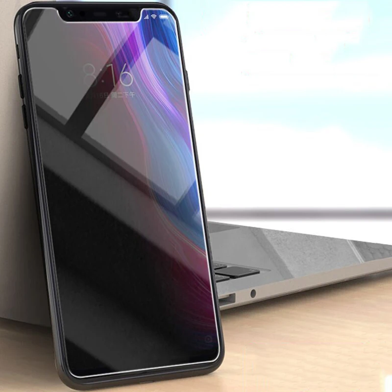 Ультратонкое антишпионское закаленное стекло MicroData для LG Q7 V3S G6 Prime защитная