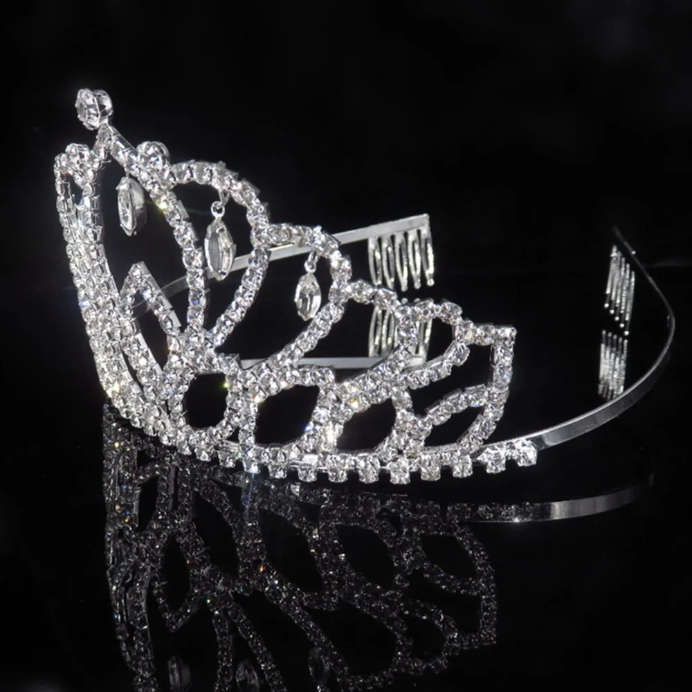 MQUPIN роскошные свадебные хрустальные Тиара короны Принцесса Королева горный
