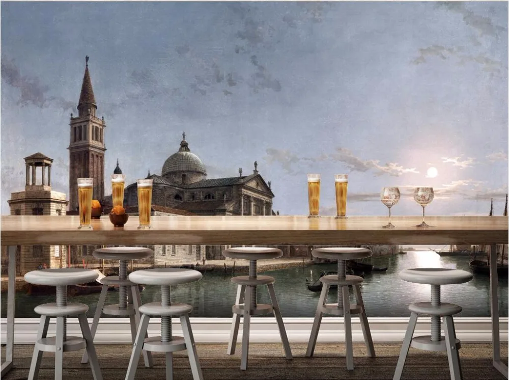 Настенные 3D обои на заказ декор для комнаты в ретро стиле Ностальгический