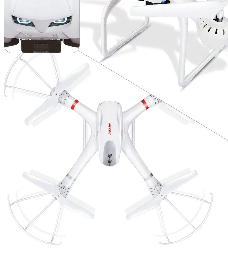 MJX X101 4CH 2,4G 6-осевой Квадрокоптер с дистанционным управлением Drone с поддержкой Wi-Fi FPV в реальном времени Трансмиссия Камера 1200MP HD экшн-Камера pk Syma x8g x8w
