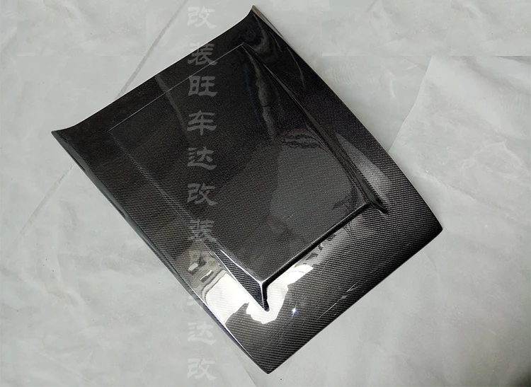 

Fit for Ford mustang horse carbon fiber machine cover plat