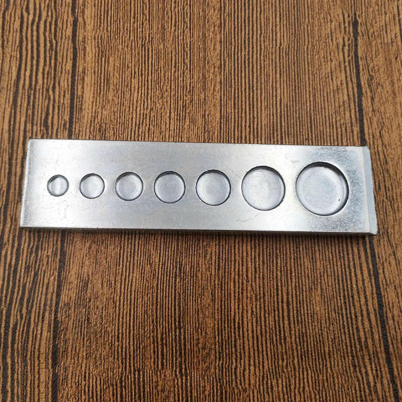 7 в одном нижняя пластина отверстие кнопка для заклепки инструменты кожевенного