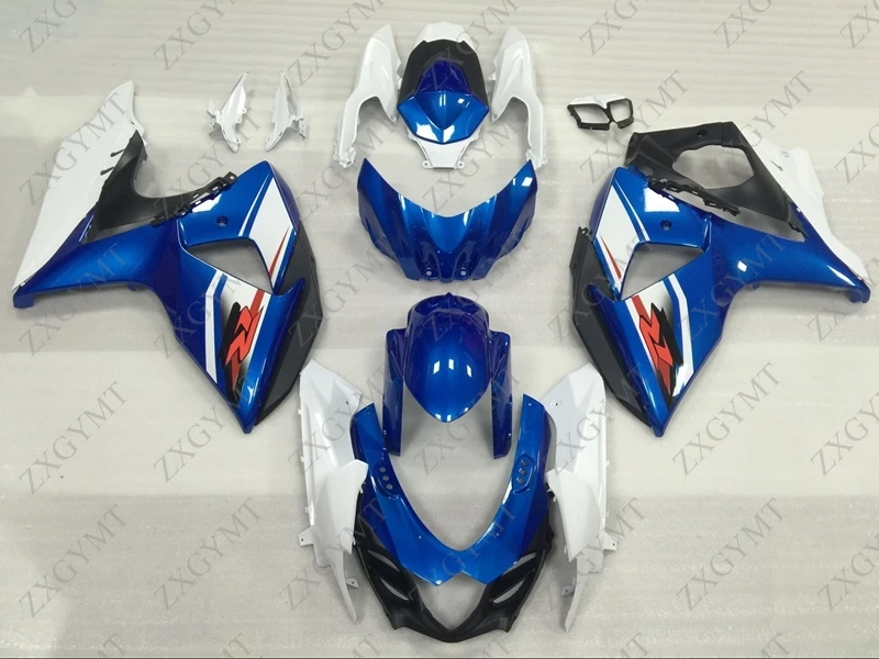Кузов GSXR1000 2009 - 2015 K9 сине-белые тела Наборы для Suzuki 13 14 Abs обтекатель 11 12 лет |