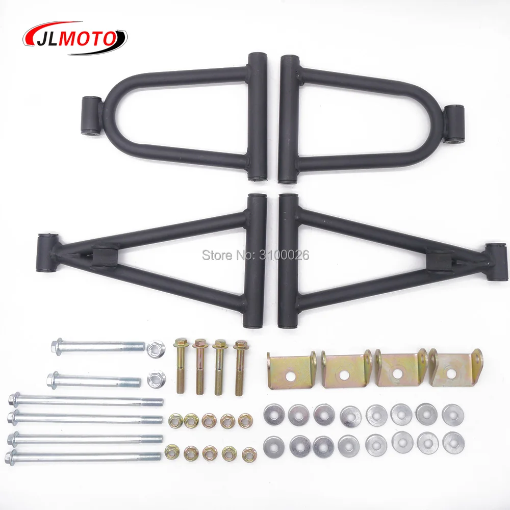 1 Набор 285 мм передняя подвеска Swing руки верхний/Нижняя руку DIY 49cc 50cc 110cc дети ATV 4