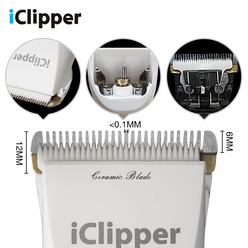 Iclipper профессиональная машинка для стрижки волос T4 rechagrable триммер 2000 мАч литиевая