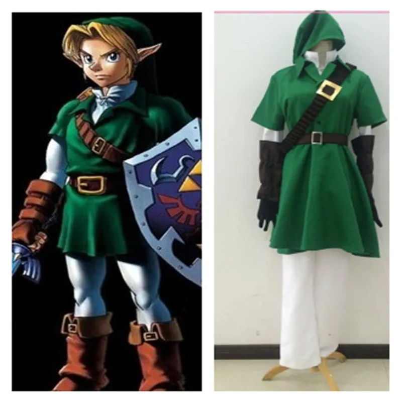 Легенда о Зельде косплей в Zelda Link костюмы на Хэллоуин карнавальный костюм боевая