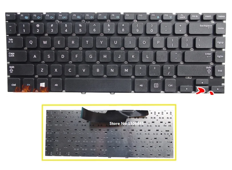 SSEA новая клавиатура для Samsung NP350V4C 355V4C 355V4X 355v4xC 355V4C-S10 черная ноутбука | Компьютеры и