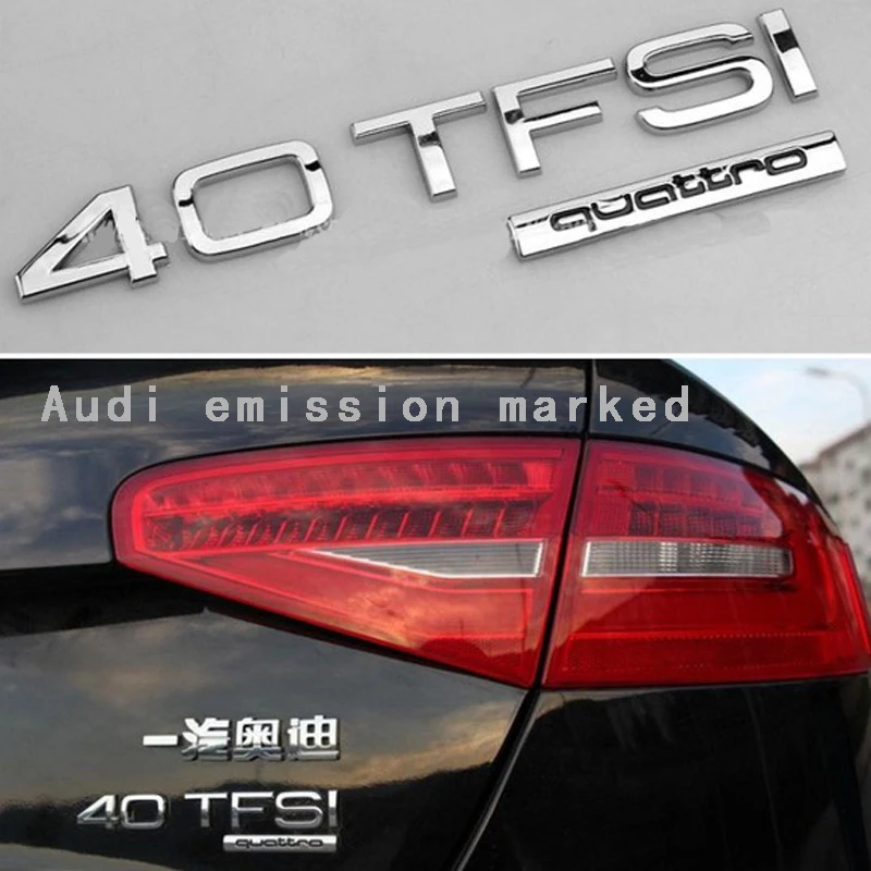 Новый Audi A3/A4L/A5/A6L выбросов стандарт 30/35/40/45/50 TFSI задней маркировки наклейки