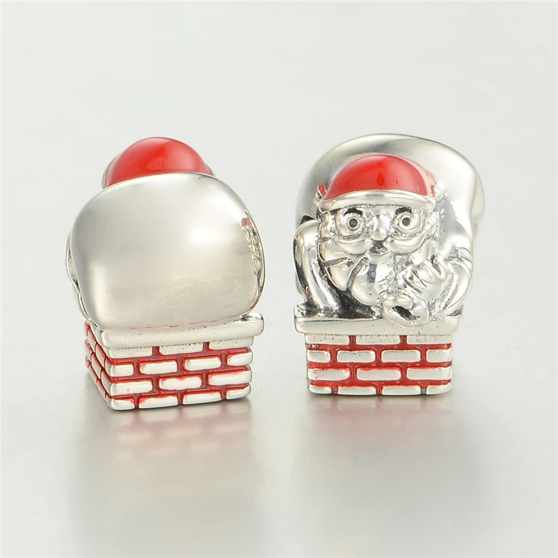 Лучшие Рождественские Подарки 2015 Санта-Клаус Bijoux Стерлингового Серебра Шарм
