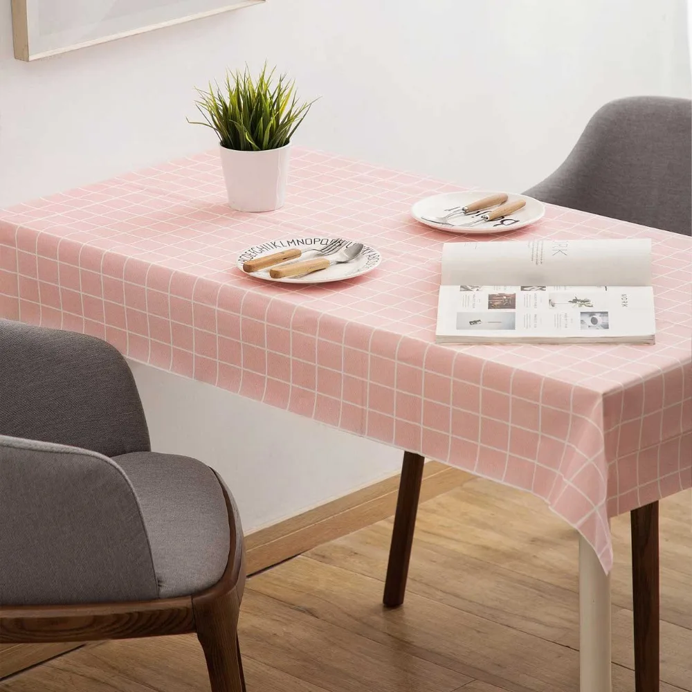 EVA Table Cloth Rectangle Tablecloth Kitchen Plaid Tischdecke Waterproof Oilproof Cover Manteles Outdoor Party Wedding | Дом и сад