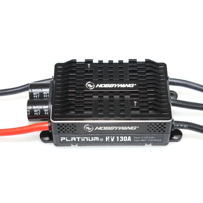 Hobbywing Platinum HV V4 130A BEC/OPTO 5-14S Lipo пустая форма бесщеточный ESC для дроны вертолеты на радиоуправлении самолета