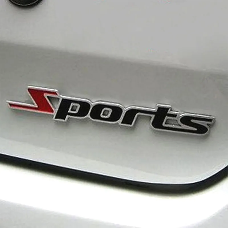 3D металлическая Спортивная эмблема наклейка для автомобиля грузовика полоса