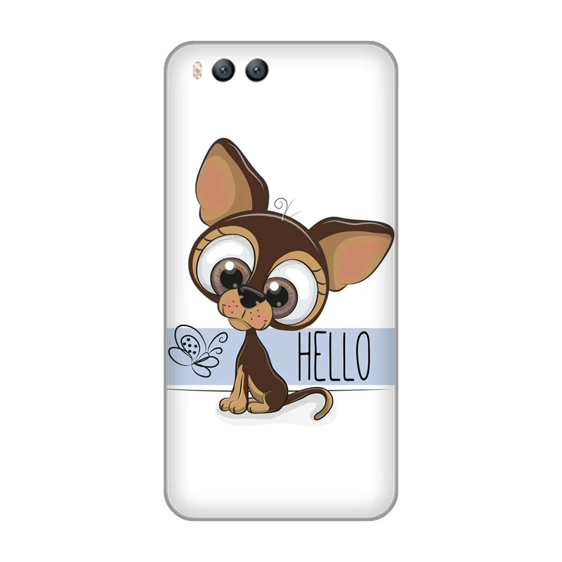Cute lovely Cartoon brown dog printed Soft TPU Silicone Case Cover for xiaomi 3 note3 4 4c 5s 5 6 redmi 4a 6a note note2 5a |