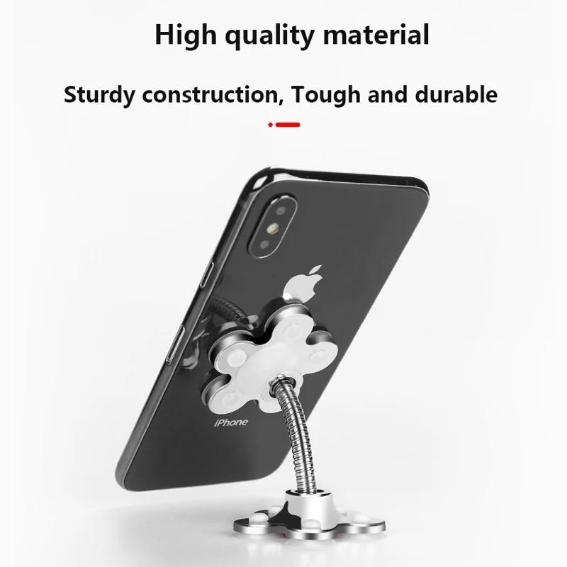 Держатель для телефона на присоске с поворотом 360 градусов волшебная присоска