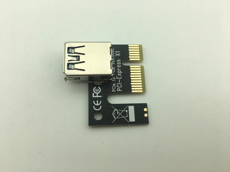 Riser Black VER 009C Высокое качество USB 3 0 PCI-Express 1X до 16X PCI-E расширитель Card для BTC Bitcoin Miner