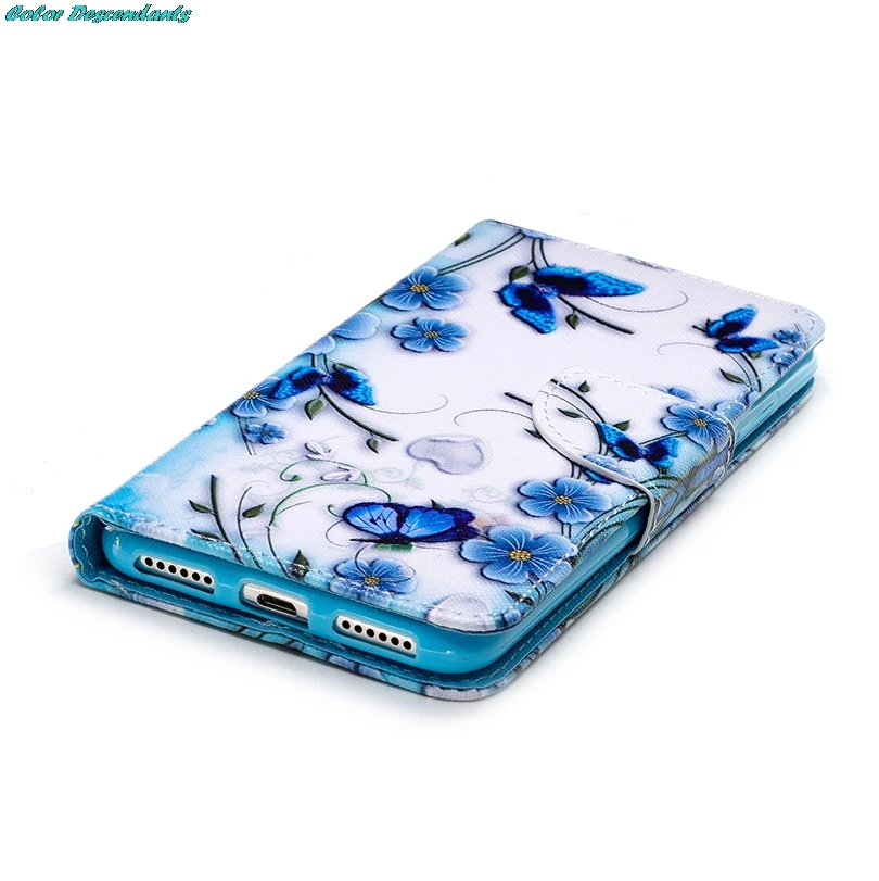 Чехол для Coque huawei Y6 2018 чехол СПС Prime случаев 3D Bling милый кот кожа флип