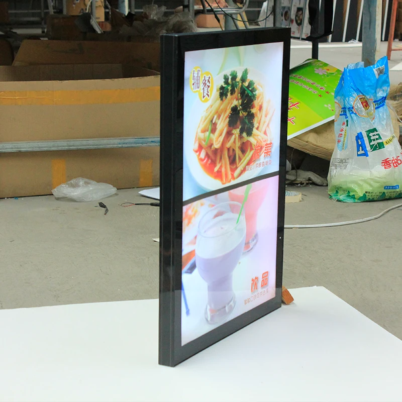 Сверхтонкий Магнитный лайтбокс A3 меню постер светодиодный светильник тбокс