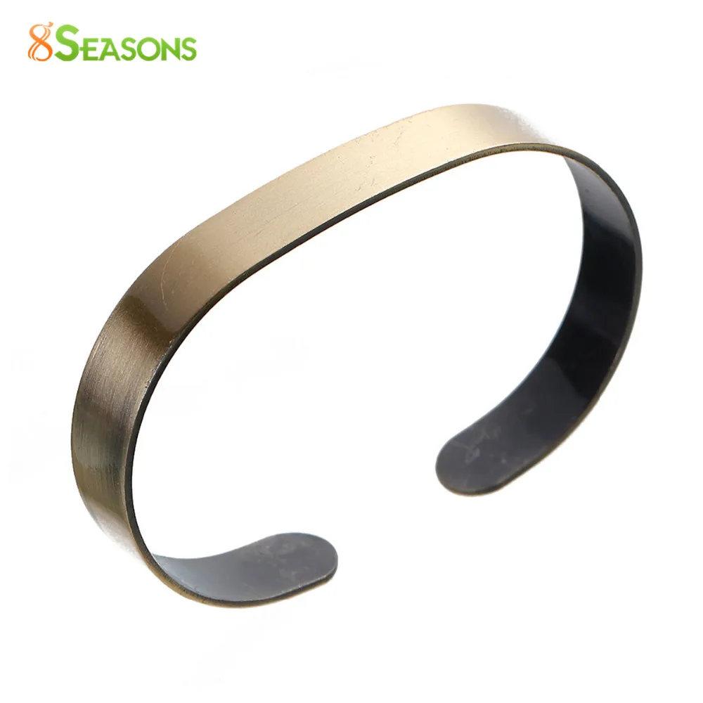 8 сезонов медь открытый браслет браслеты Овальный элемент античная бронза