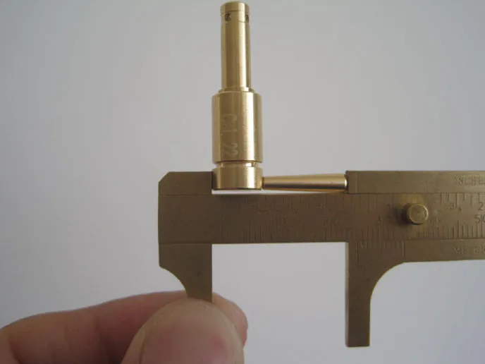 Миниатюрный лазерный картридж с отверстием 100% латунь позолоченный|cartridge laser
