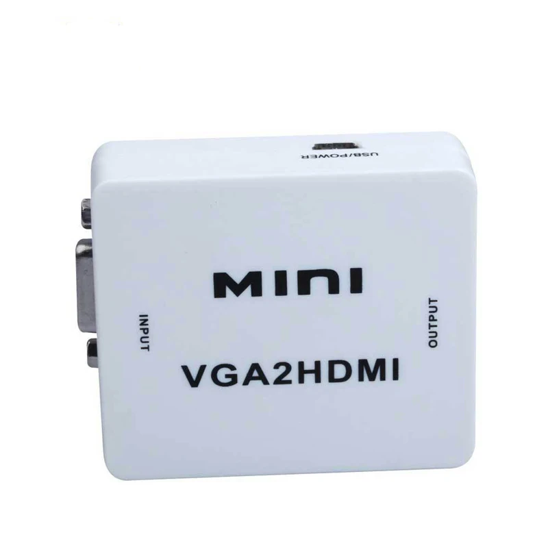 Baolyda Mini 1080P VGA в HDMI адаптер конвертер VGA2HDMI разъем с аудио для ПК ноутбук к HDTV