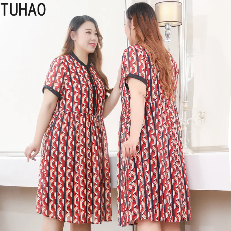 TUHAO женское элегантное офисное платье 10XL 9XL 8XL 7XL Большие размеры женские летние рабочие платья вечерние платья