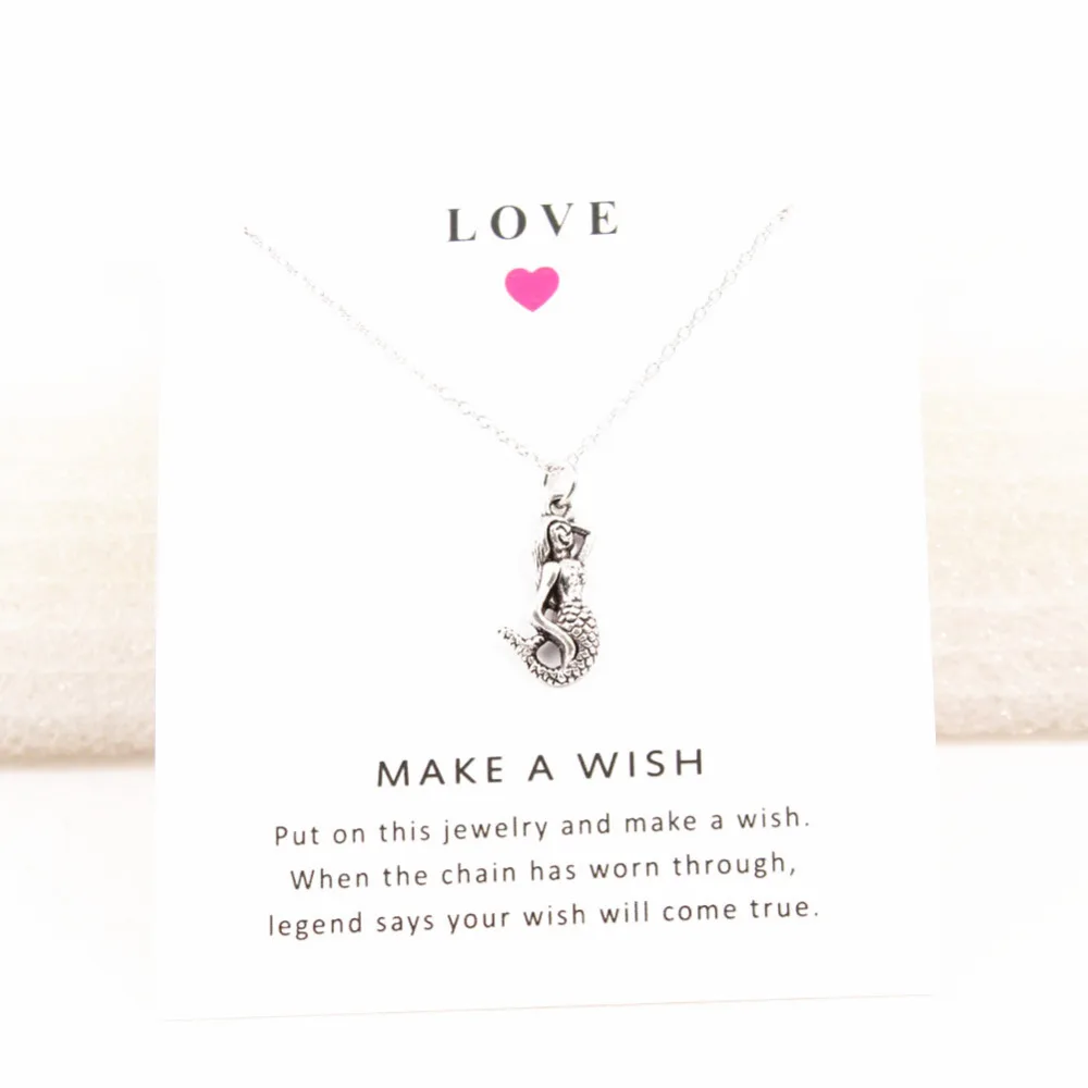 Женское Ожерелье с картой ожерелье подвеской в виде морской рыбы | Украшения и