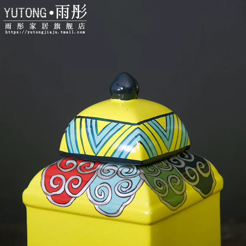 European Ceramic Decoration Cloud Flower Painting Home Model House Point | Дом и сад
