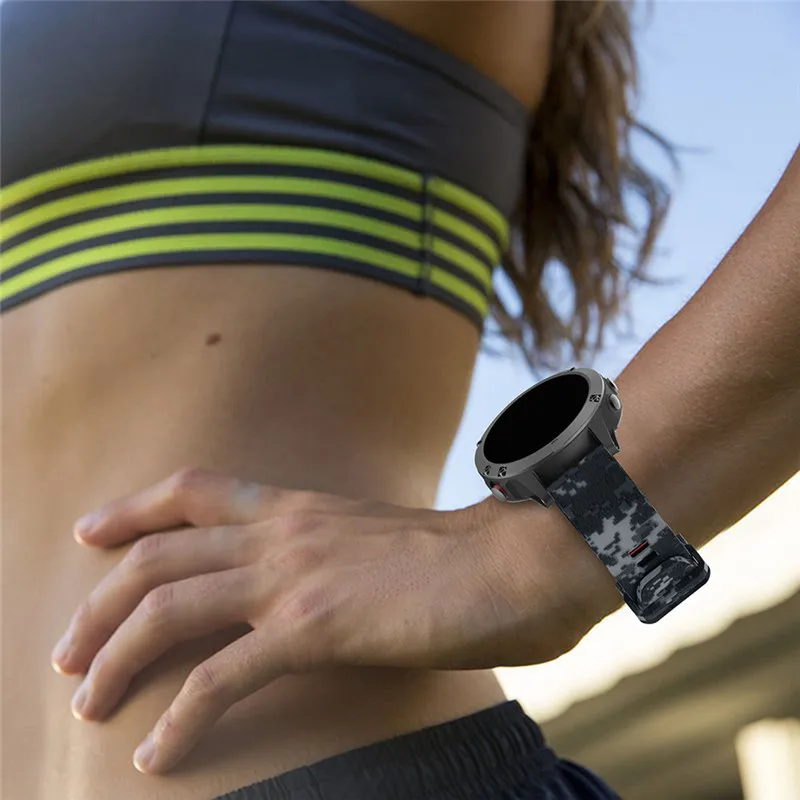 Ремешок для часов 22 мм ДЛЯ Fenix 5 Plus силиконовый сменный ремешок Garmin forerunner 935