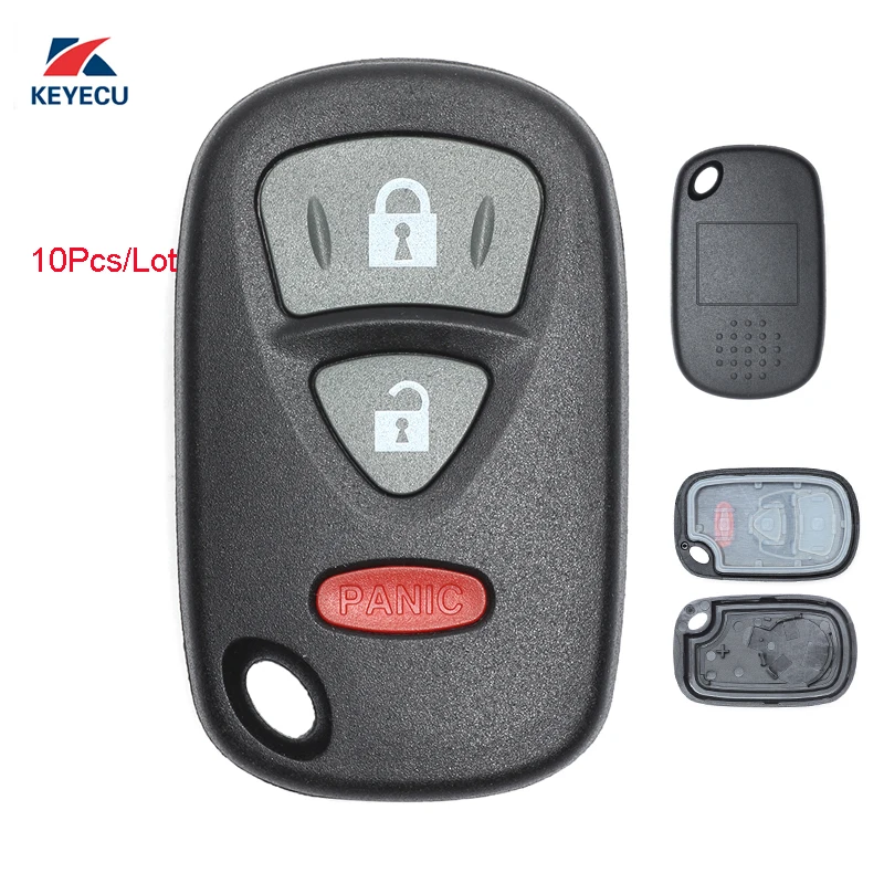 

KEYECU 10X Replacement Remote Key Shell Case Fob for Suzuki Grand Vttara SX4 XL-7 2004-2013 FCC ID: KBRTS005