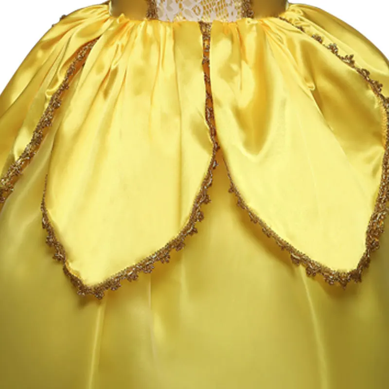 Beauty and The Beast Cosplay Dress Halloween Costume Belle Princess for Girl Masquerade Carnival Kids Roles Play Suit | Тематическая