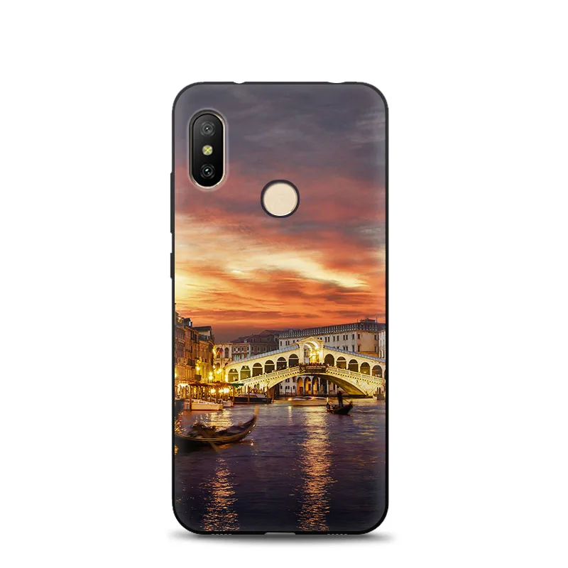 JURCHEN чехол для телефона для Xiao mi Red mi 6 Pro Чехол глобальная версия мультяшная Мягкая силиконовая задняя накладка из ТПУ чехол для Xiaomi mi A2 Lite чехол - Цвет: 35