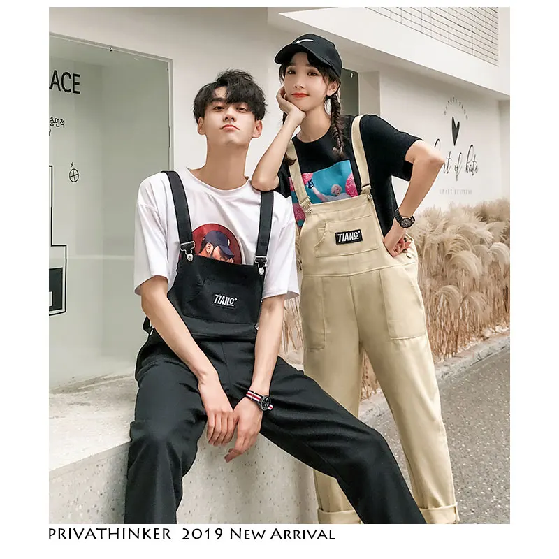 Комбинезон без рукавов Privathinker повседневный черный комбинезон для влюбленных