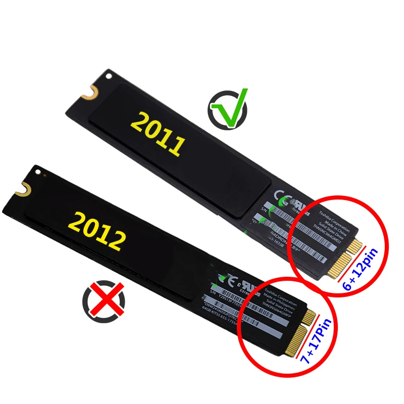 Адаптер M.2 NGFF SSD на A1369 A1370 для 2010 2011 MacBook Air M2 преобразователь карт Suppor 2230 2242 2260 2280