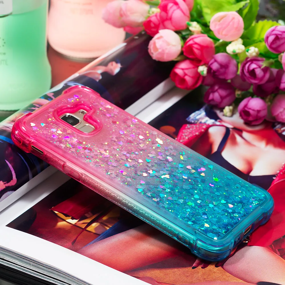 Градиент зыбучие пески профилактики падает Чехлы для samsung Galaxy J6 2018 (Европейская
