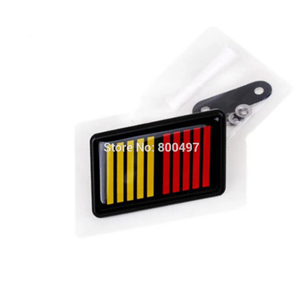 Новейшая модель 3D Алюминиевый сплав Багажник автомобиля эмблема хромированное