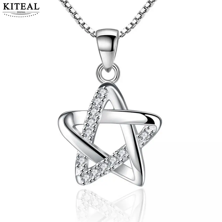 KITEAL подарок на день рождения женский кулон Япония и Южная Корея Циркон пять звезд