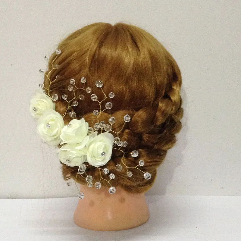 Аксессуары для волос на свадьбу заколки с жемчугом женские Украшения аксессуар