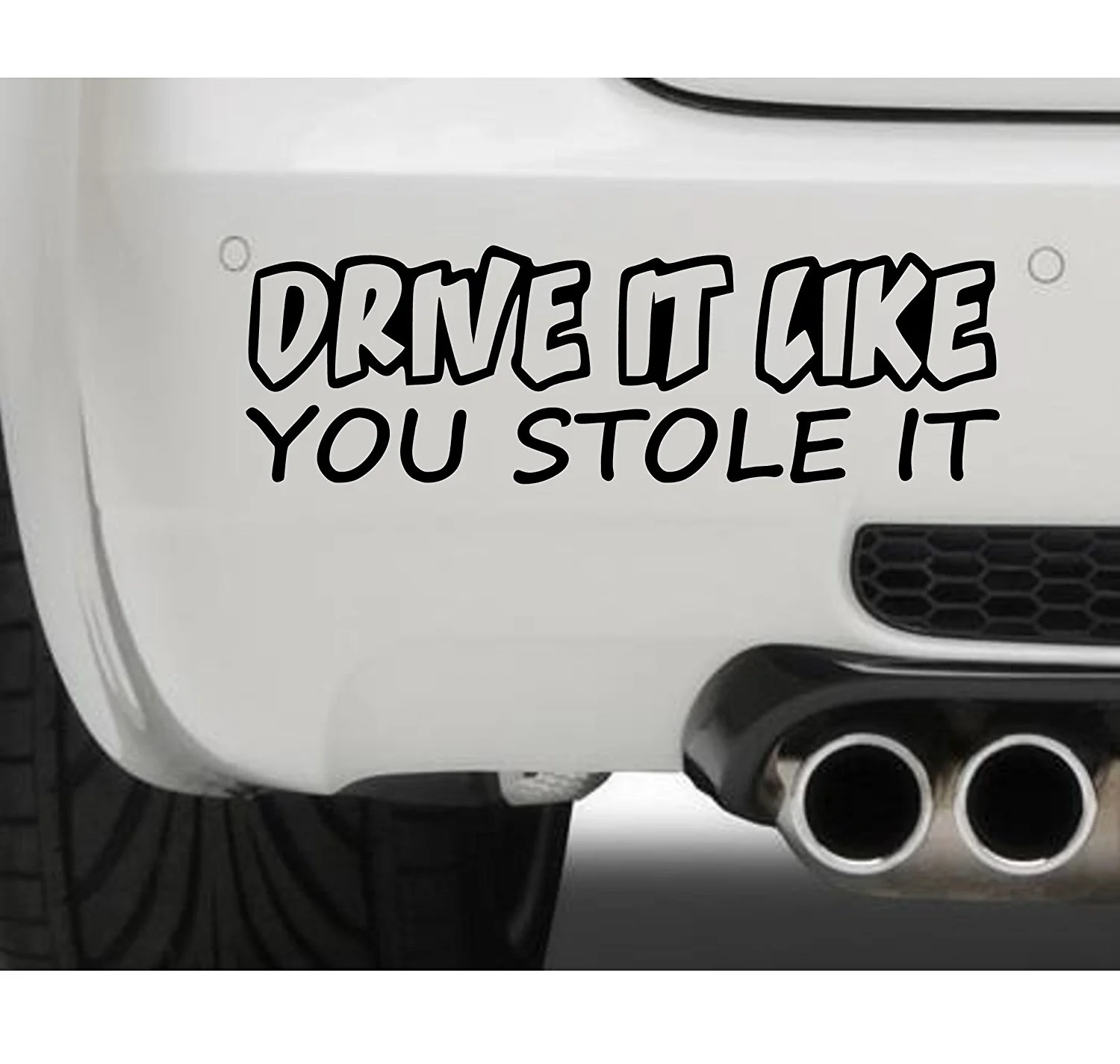 Для автомобиля DriveIt Like You whold It er (черный) FREE P & P|Наклейки на автомобиль| |