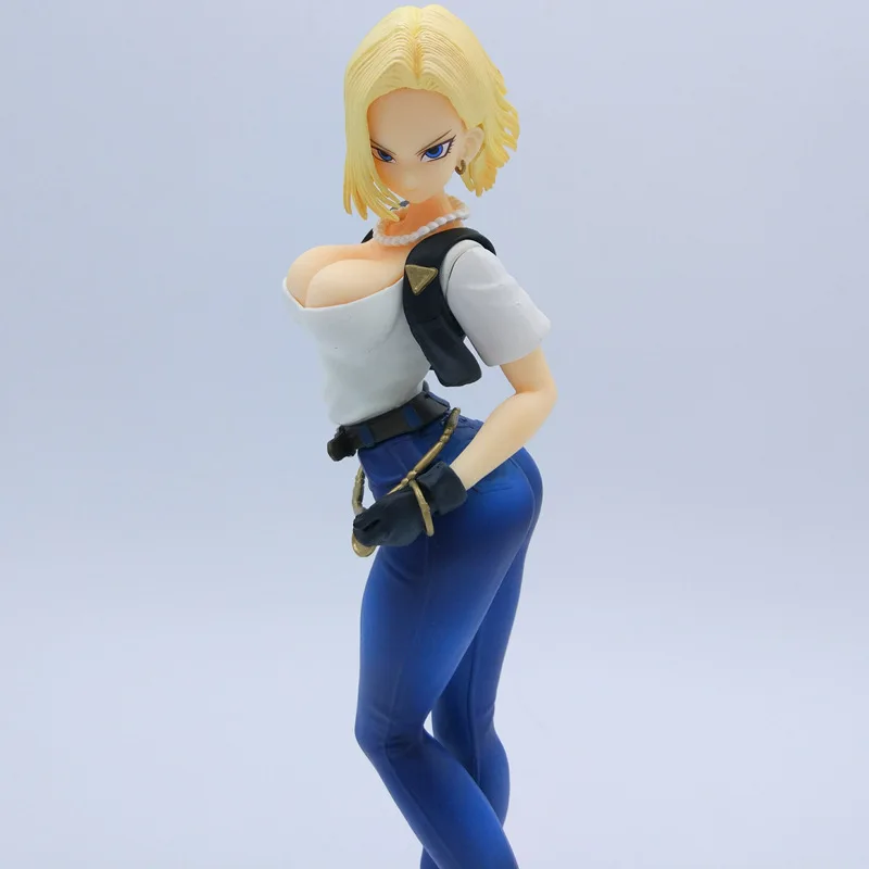 Huong Anime 22CM Dragon Ball Z Gals Android NO.18 Ver.II PVC Action Figure Collectible Model Toy | Игрушки и хобби