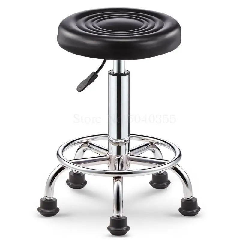 Bar stool bar chair rotating lift back home high stool round stool fashion creative beauty stool swivel chair - Цвет: unit cm 24